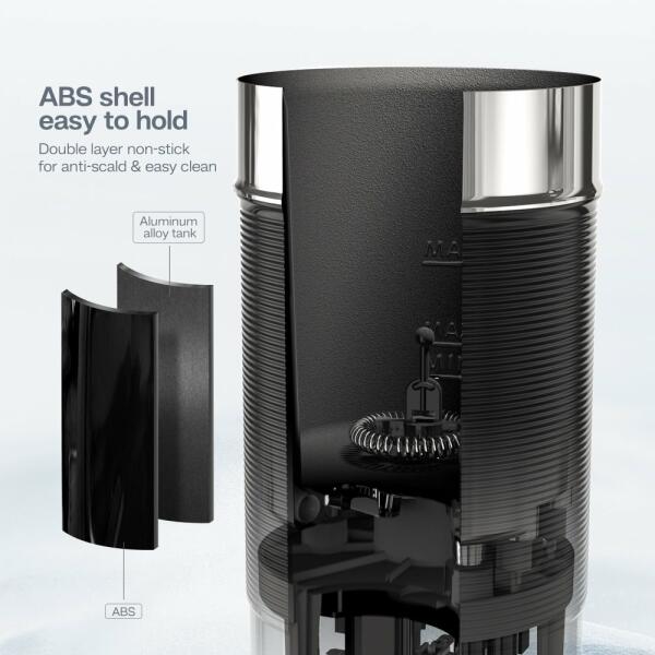 HiBREW MilK Frother Hot\cold M1A - Black Color image 2