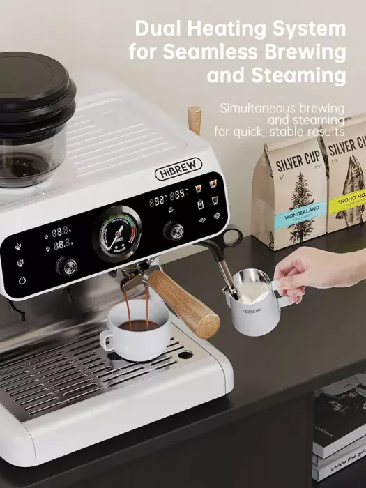 HiBREW H7B Espresso Machine with Grinder image 5