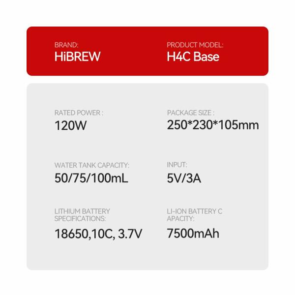 HiBREW H4C - Wireless Coffee Maker with Detachable Battery image 20