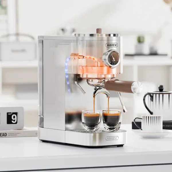 HiBREW H13 Coffee espresso machine - Silver image 5