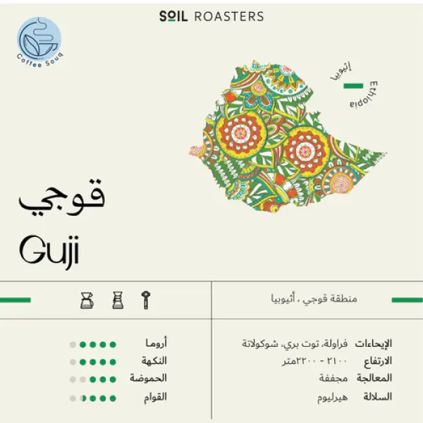 قهوة سويل قوجي GUJI إثيوبيا مجففة 250g image 0