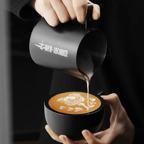 MHW-3BOMBER Ceramic Latte Cup 280ML - BLACK image 2