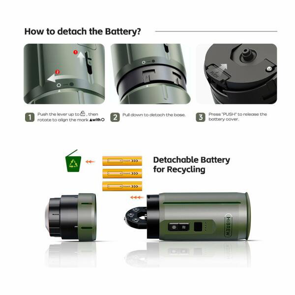 HiBREW H4C - Wireless Coffee Maker with Detachable Battery image 5