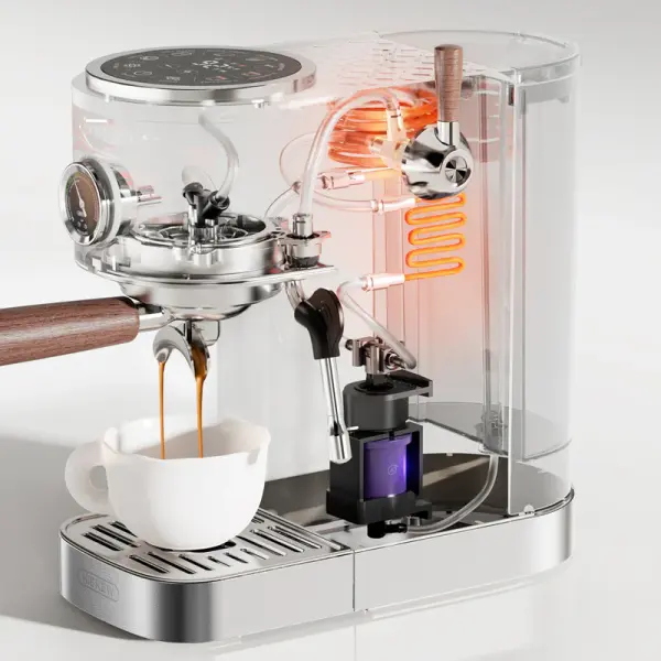 HiBREW H13 Coffee espresso machine - Silver image 4