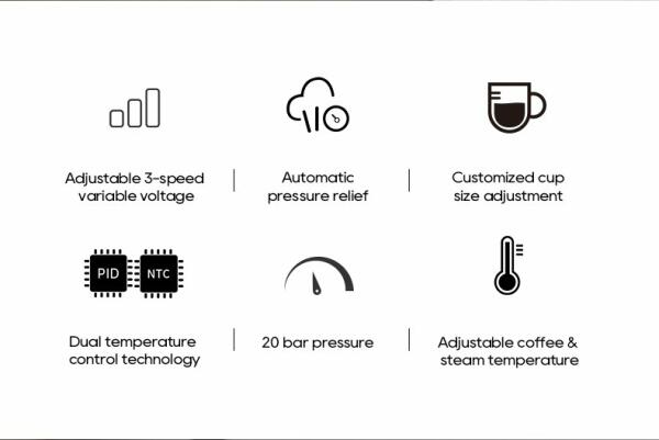 HiBREW Semi Automatic Espresso Coffee Machine H10Plus image 2
