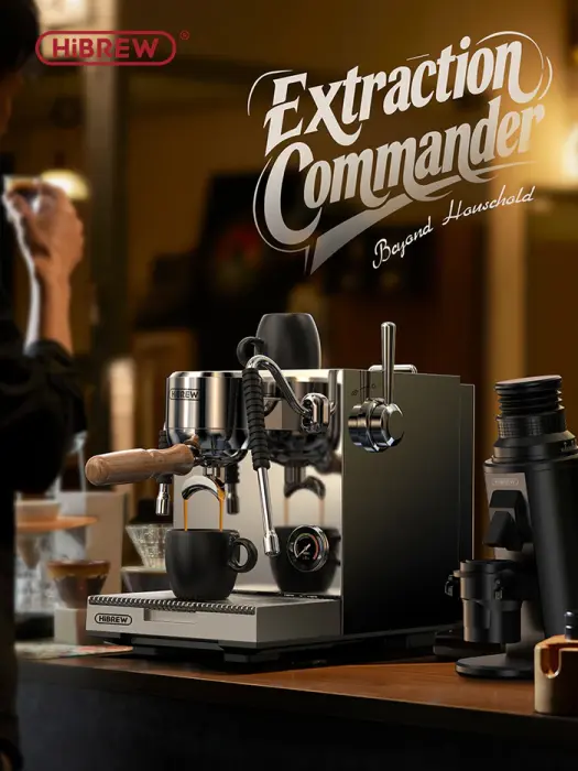 HiBREW H21 Espresso Machine – Professional Coffee Experience at Home - Silver image 6