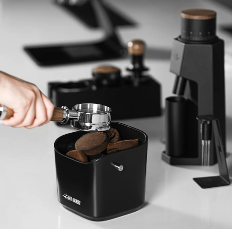 Square Knock Box-1.2L-black image 1