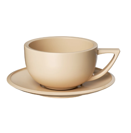 Ceramic Cup-280ml-apricot color image 0