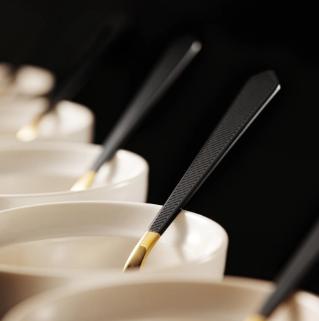 Cupping Spoon-black gold image 4