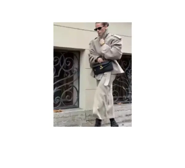 هيبة الحضور جاكيت بتصميم "اوفر سايز" image 3