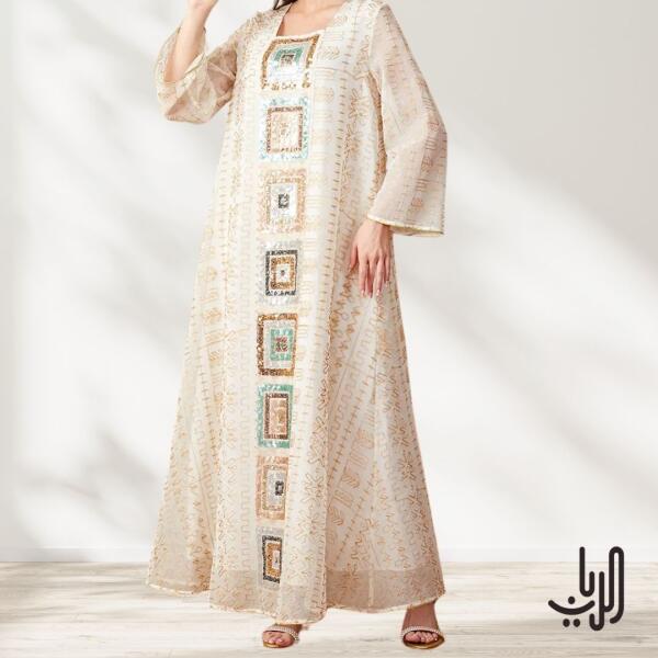 دراعة نسائية مرقعة بالترتر image 0