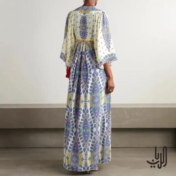 دراعة مطبوعة فضفاضة image 0