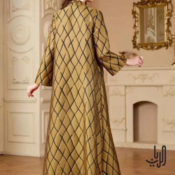 دراعة نسائية راقيه مخططة image 3