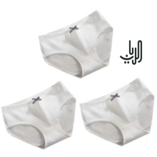٣ قطع سراويل قطنيه عمليه مزينه بفيونكا image 3