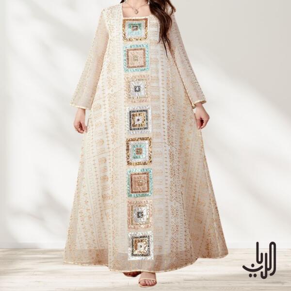 دراعة نسائية مرقعة بالترتر image 1
