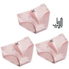٣ قطع سراويل قطنيه عمليه مزينه بفيونكا image 2