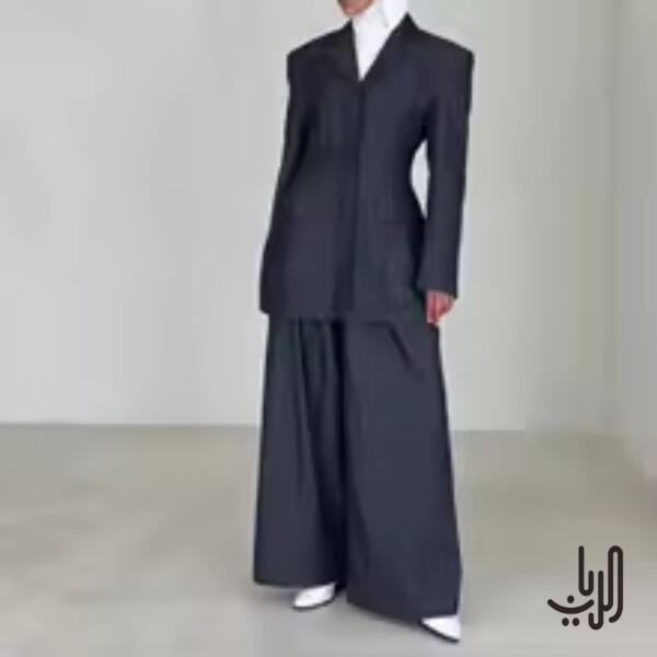 بدلة نسائية للربيع والصيف سترة وسروال  image 0