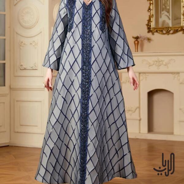دراعة نسائية راقيه مخططة image 2