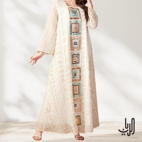 دراعة نسائية مرقعة بالترتر image 3