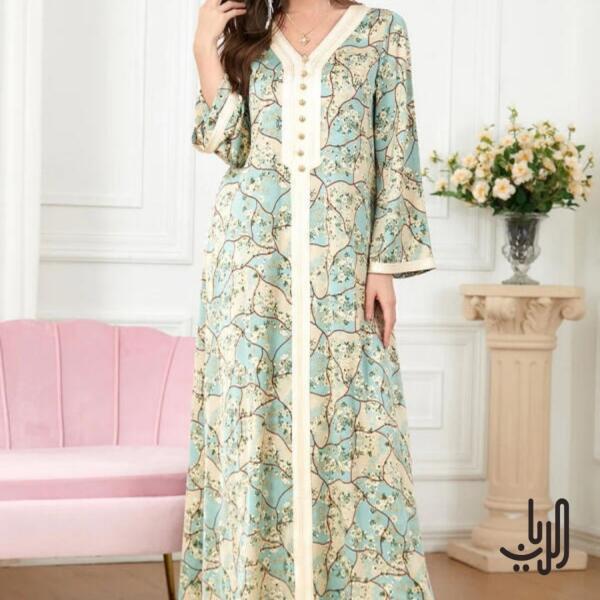 دراعة نسائية رقبة على شكل V  image 0