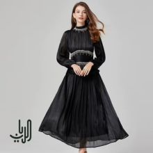 فستان راقي مزين بالكريستال الجذاب image 0