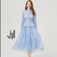 فستان راقي مزين بالكريستال الجذاب image 1