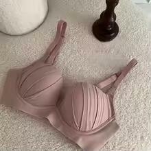 حمالة صدر رفع ثنايا بدون خياطة  بدون حلقة فولاذية ، ناعمة لاسلكية image 4