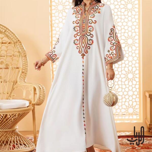 دراعة نسائية انيقة فضفاضة مطرزة  image 5