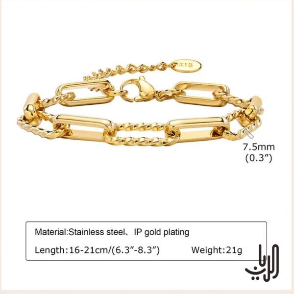 سوار سلسلة مشبك للنساء image 1