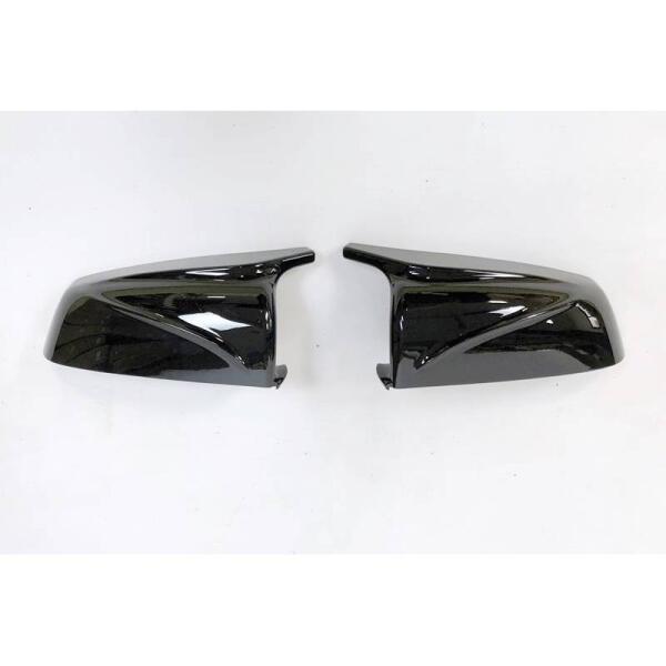 أغطية مرايا BMW E60 LCI 07-09 Look M4 باللون الأسود اللامع image 0