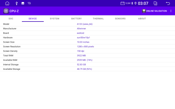 شاشه اندرويد 10" موديل اكس ماكس  T133 X MAX ذاكرة (RAM) سعة 4 جيجابايت وذاكرة (ROM) سعة 64 جيجابايت image 3