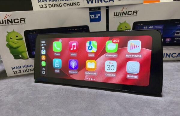 شاشه اندرويد 12.3" بوصه  وينكا موديل اس S370 ذاكرة (RAM) سعة 4 جيجابايت وذاكرة (ROM) سعة 64 جيجابايت (ستايل BMW) image 1