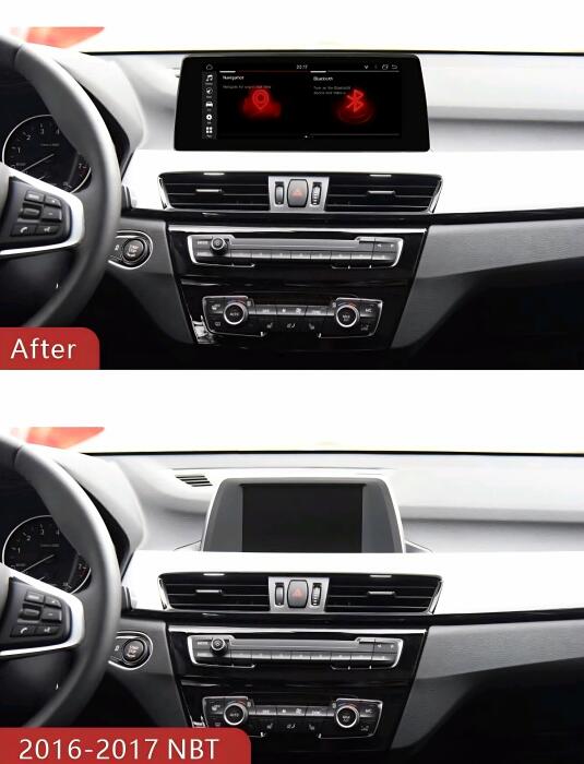 شاشه اندرويد 12.3 بوصه BMW X1 2016 - 2017 F48 نظام NBT ذاكرة (RAM) سعة 8 جيجابايت وذاكرة  (ROM) سعة 128جيجابايت image 0