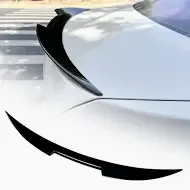سبويلر جناح صندوق السيارة باللون الأسود اللامع لسيارة BMW الفئة الخامسة F10 M4 Style 2017-2010 image 0