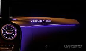 ديكور الكونسول الأمامي المضيء (Ambient Light) – جهة الراكب — بـ 64 لونًا لسيارة مرسيدس C Class W205 / GLC image 0