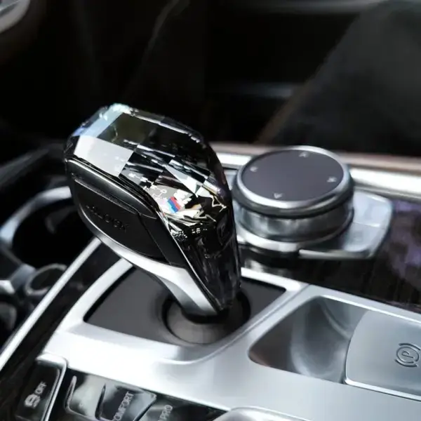مقبض ناقل الحركة الكريستالي لسيارات BMW نظام (CIC) image 0