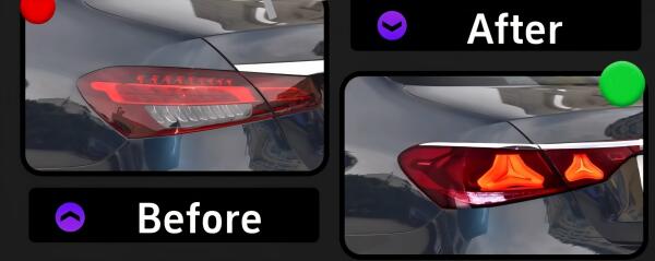 فانوس خلفى مرسيدس W213 2021 الى W214 image 1
