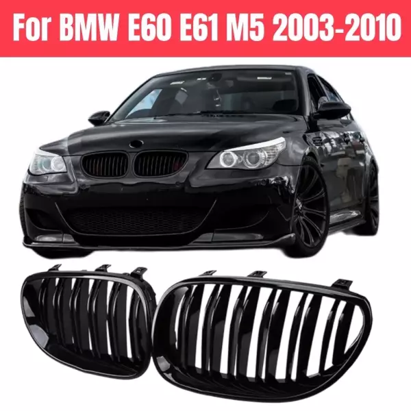 شبكة أمامية رياضية  لسيارة BMW E60 E61 الفئة الخامسة M5 525I 525Xi 528I 528Xi 530I 530Xi 2003-2009 image 0