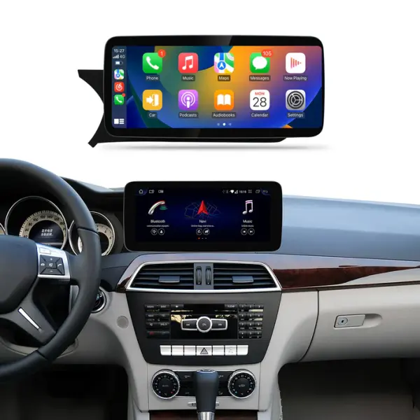 شاشة سيارة مرسيدس  C-CLASS W204 (من 2012 إلى 2014) 10.25 بوصه تعمل بنظام NTG 4.5 Linux System image 0