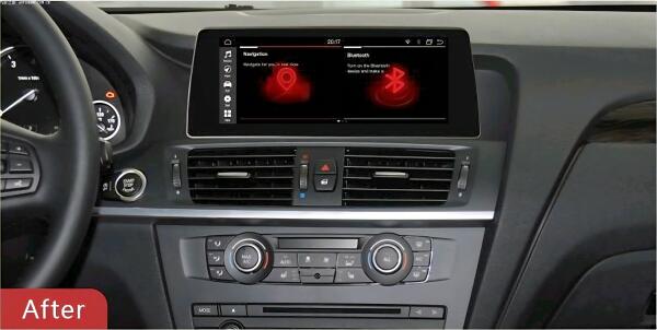 شاشه اندرويد BMW X3 2013-2015 F25 نظام NBT ذاكرة (RAM) سعة 4 جيجابايت وذاكرة  (ROM) سعة 64 جيجابايت image 0
