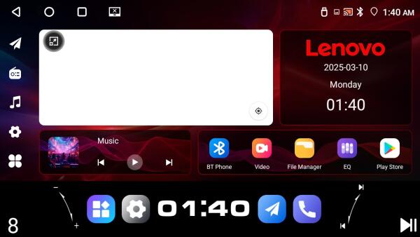 شاشه لينوفو اندرويد 10"بوصه مقبض مزدوج (دايموند) ذاكرة (RAM) سعة 2 جيجابايت وذاكرة (ROM) سعة 32 جيجابايت image 2