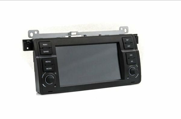 شاشه اندرويد BMW E46 المقاس الاصلى ذاكرة (RAM) سعة 4 جيجابايت وذاكرة  (ROM) سعة 64 جيجابايت تدعم CarPlay و Android Auto مقاس 7 بوصة image 0