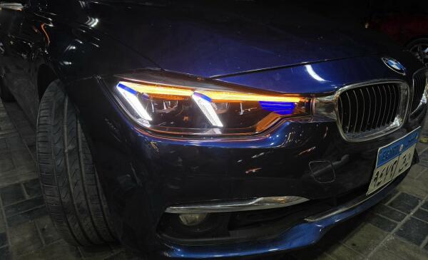 مصابيح أمامية شكل تعديل LED لسيارة BMW الفئة الثالثة F30/F31 مناسب لـ HID image 1