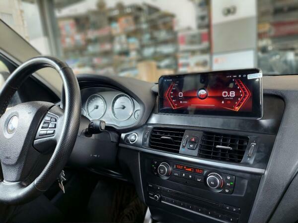 شاشه اندرويد10.25 بوصه BMW X3 2010-2012 F25 نظام CIC ذاكرة (RAM) سعة 4 جيجابايت وذاكرة  (ROM) سعة 64 جيجابايت image 1