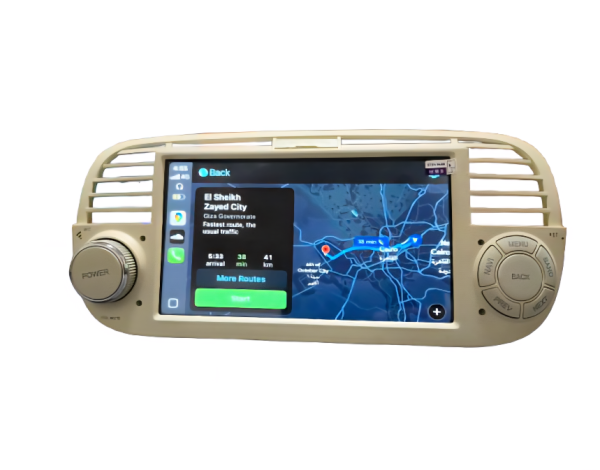شاشه اندرويد المقاس الاصلى 7" لسياره فيات 500 2007-2015 لون ابيض ذاكرة (RAM) سعة 2 جيجابايت وذاكرة (ROM) سعة 32 جيجابايت image 0
