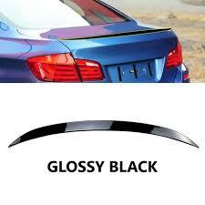  سبويلر جناح صندوق السيارة باللون الأسود اللامع لسيارة BMW الفئة الخامسة F10 M5 Style 2017-2010 image 1