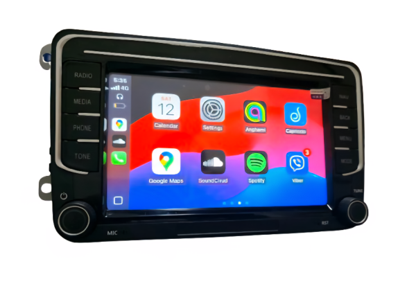 شاشه اندرويد المقاس الاصلى 7" لسياره VW ذاكرة (RAM) سعة 2 جيجابايت وذاكرة (ROM) سعة 32 جيجابايت image 0