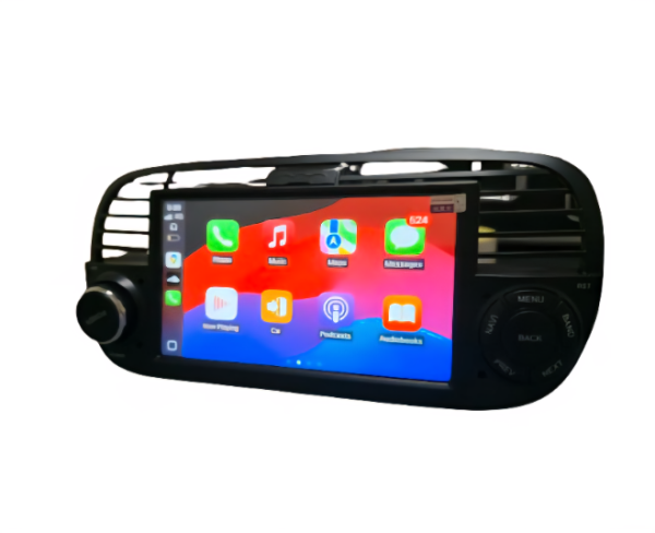 شاشه اندرويد المقاس الاصلى 7" لسياره فيات 500 2007-2015 لون اسود ذاكرة (RAM) سعة 2 جيجابايت وذاكرة (ROM) سعة 32 جيجابايت image 1