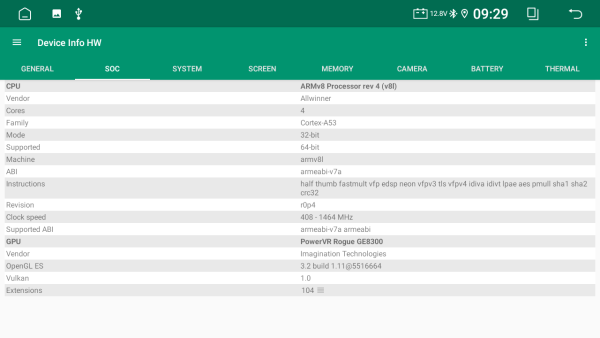 شاشه اندرويد 9 " AT-9U موديل QLED ذاكرة (RAM) سعة 2 جيجابايت وذاكرة (ROM) سعة 32 جيجابايت image 4