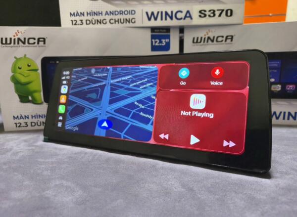 شاشه اندرويد 12.3" بوصه  وينكا موديل اس S370 ذاكرة (RAM) سعة 4 جيجابايت وذاكرة (ROM) سعة 64 جيجابايت (ستايل BMW) image 2